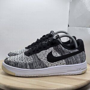 Nike Air Force 1 Flyknit 2.0 Black/White Oreo AV3042-001 Men's Sz 8.5